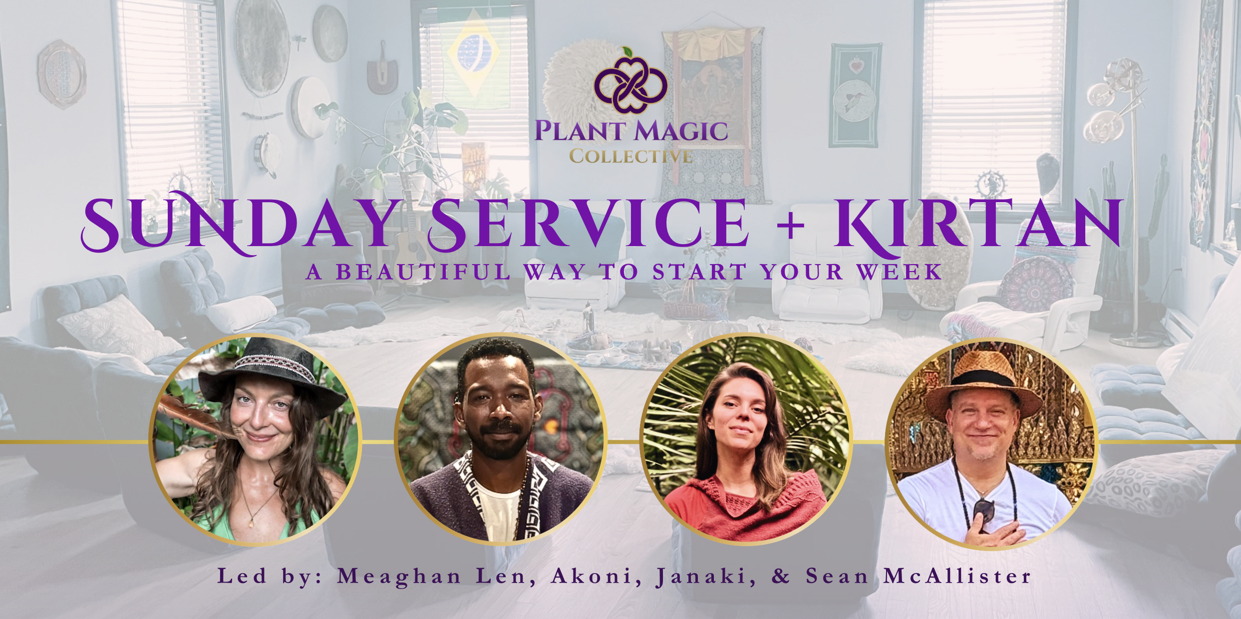 Kirtan + Sunday Service w. guest Sean McAllister 