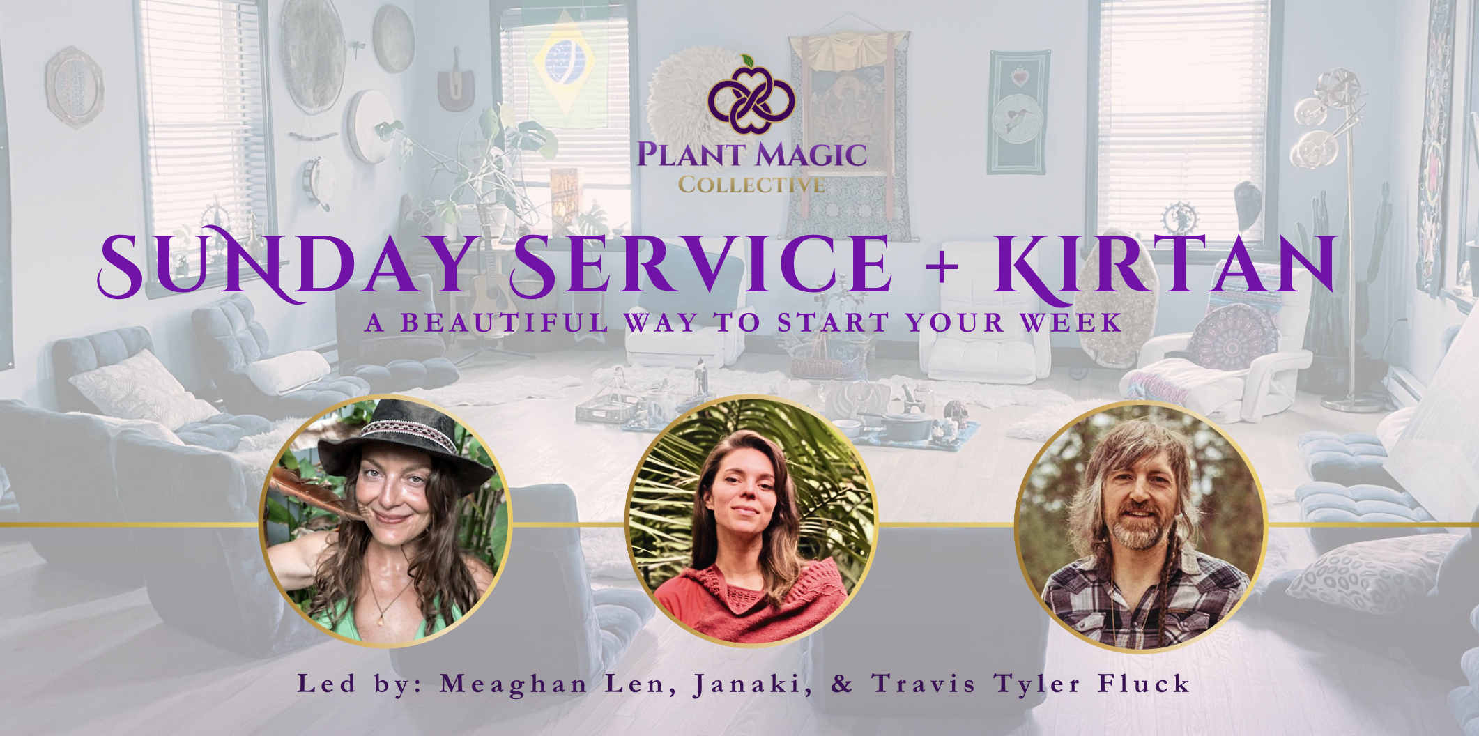 Sunday Service + Kirtan w. guest Travis Tyler Fluck 