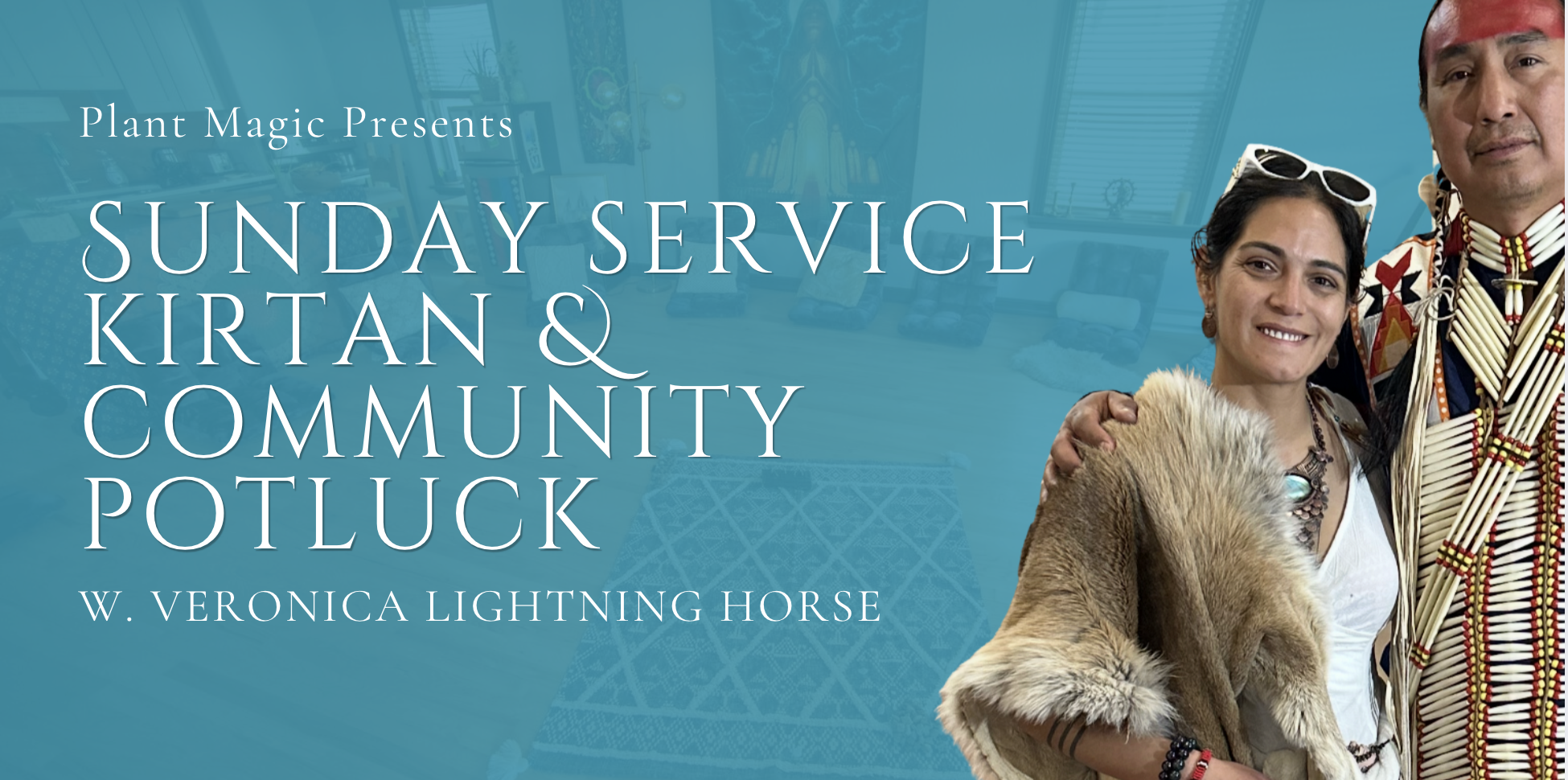 Sunday Service, Kirtan, & Community Potluck